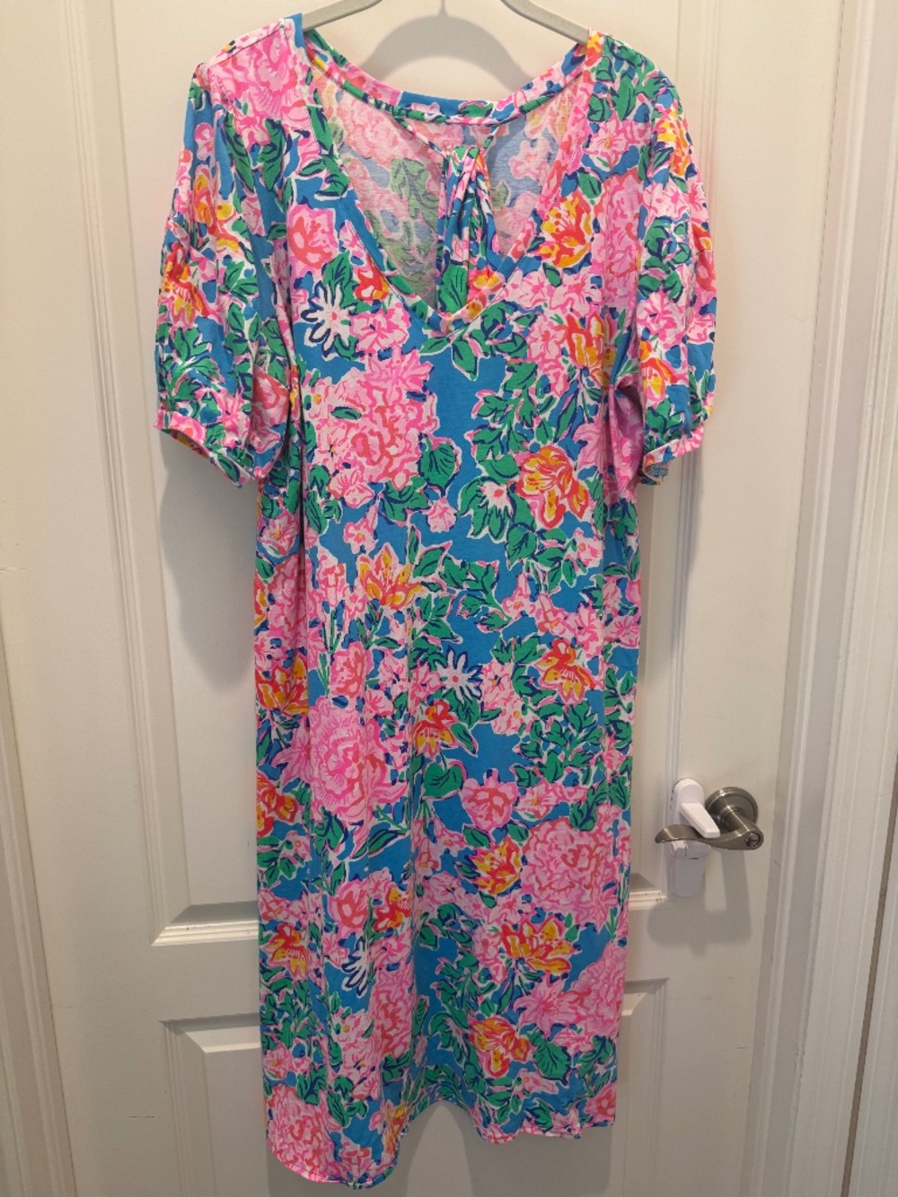Lilly Pulitzer Short-Sleeved Midi Dress, XL